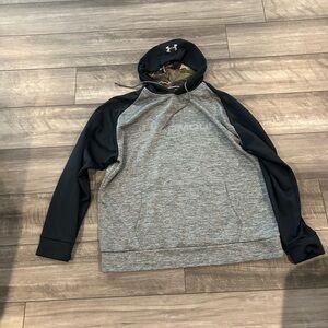 Under Armour Gray and Black Hoodie